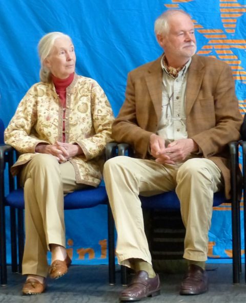 May the 19th Dr.Jane Goodall opened the exhibition of the school project ANF had organized together with 3 high schools in Wassenaar near The Hague.