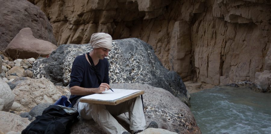 Artist for Nature Dead Sea Project Hashtag #afndsp