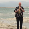 Paul Winter at the Dead Sea Beach